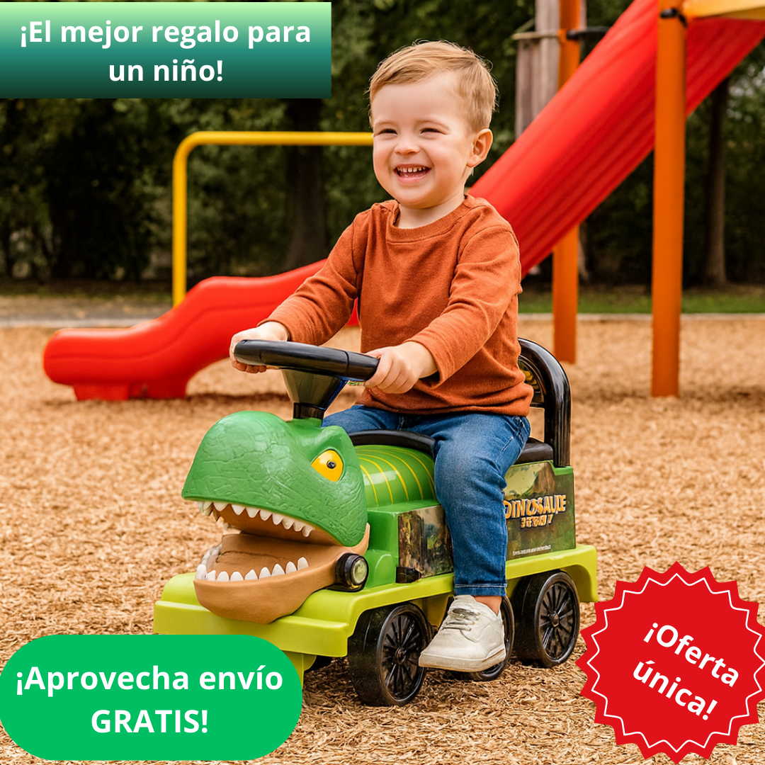 CORREPASILLO DE DINOSAURIO MUSICAL